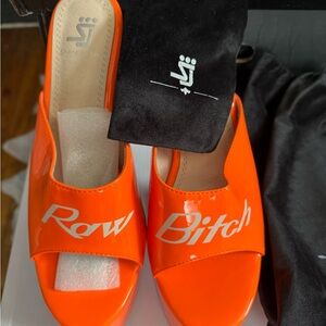 SJ Orange Women's Heels
